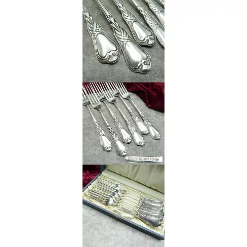 Wilkens Herbstzeitlose 6 Tafelgabeln 800 Silber Wilkens Herbstzeitlose 6 Tafelgabeln 800 Silber