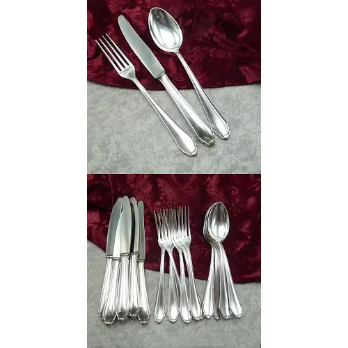 BSF 96 Tafelbesteck 6 Personen 90 versilbert BSF 96 Tafelbesteck 6 Personen 90 versilbert